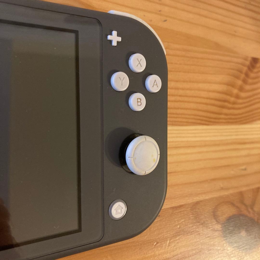 任天堂スイッチライト グレー　画面に難あり