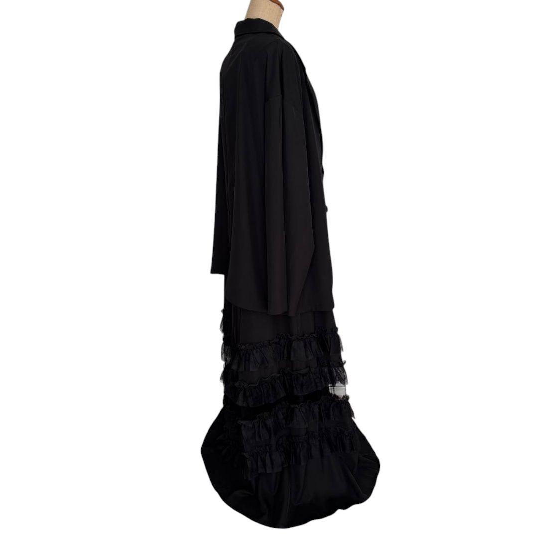 niana トランスペアレントヘムセットアップドレス 2点セット