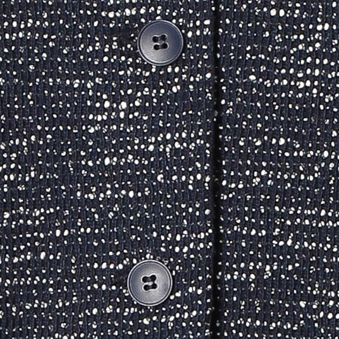 ◇❣️最終価格❣️新品♣アニエスベー☆ネイビー ツイード ノーカラージャケット Ｍ◇