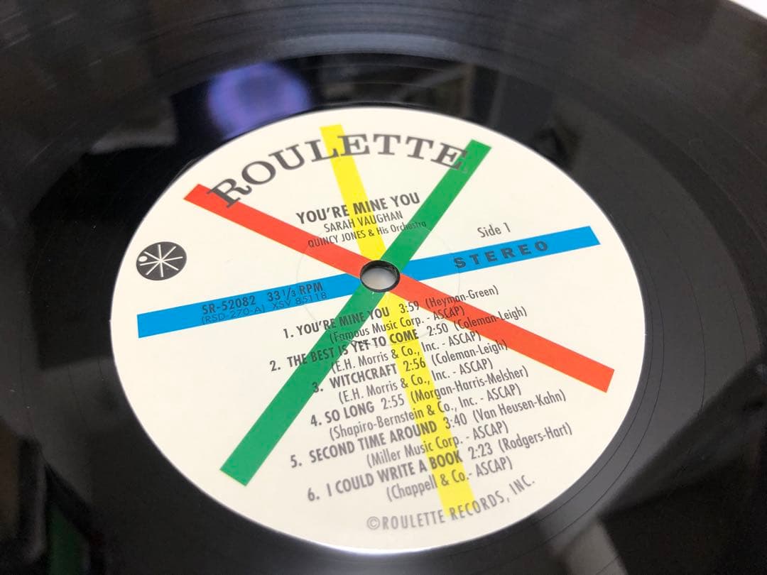 クラシックレコーズ Sarah Vaughan You're Mine You