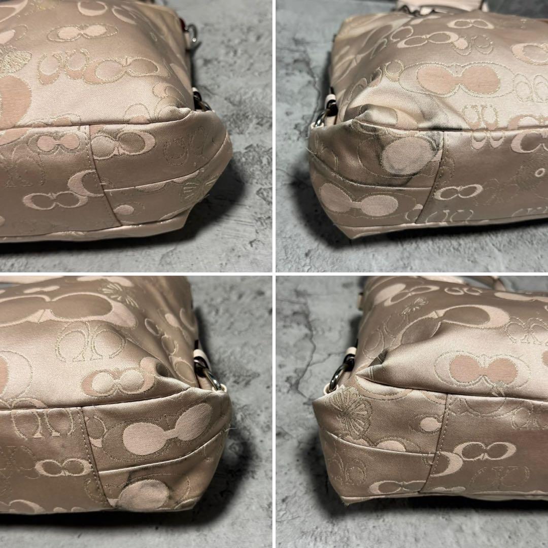 バッグ COACH Y2K Butterfly Flower Sig Tote Bag