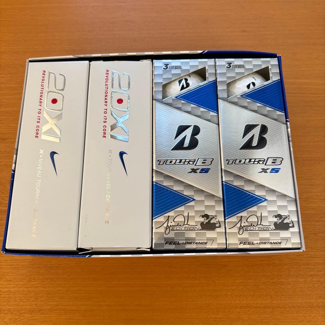 タイガーウッズ使用ボールセットナイキ20XI &ブリヂストンTOUR B XS