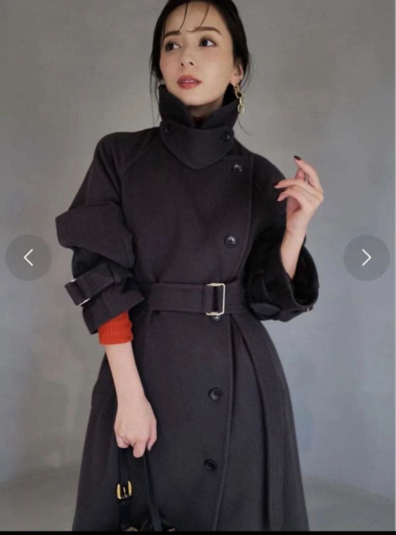 お値下げ　anuans ウールトレンチコート