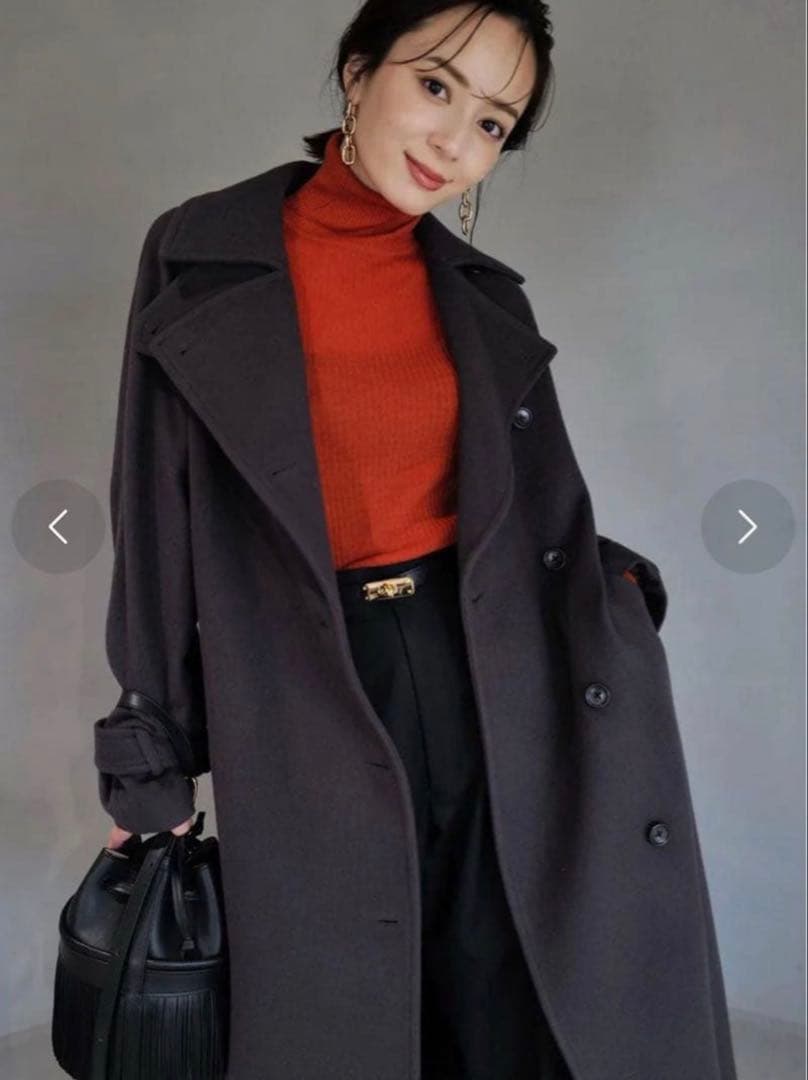 お値下げ　anuans ウールトレンチコート