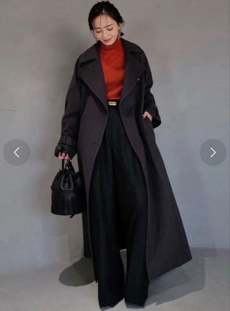 お値下げ　anuans ウールトレンチコート