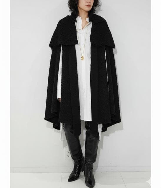 ≪未使用／希少コラボ≫　仙波レナ×CITYSHOP　 SHAGGY CAPE