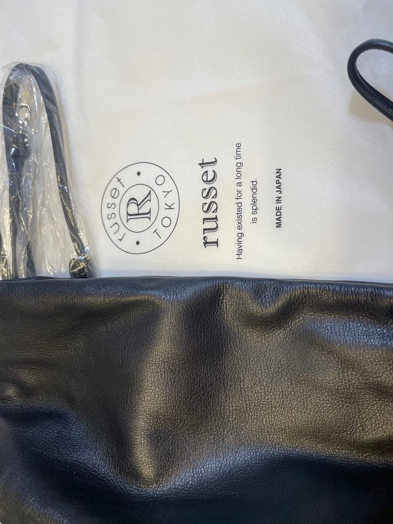 russet 黒 クラッチバッグ　[chi企画］コラボ人気バッグ