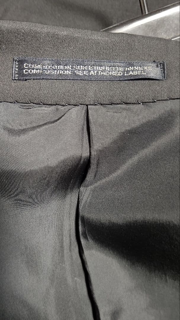 yohji yamamoto pour hoome背抜きダブルスーツ丸文字