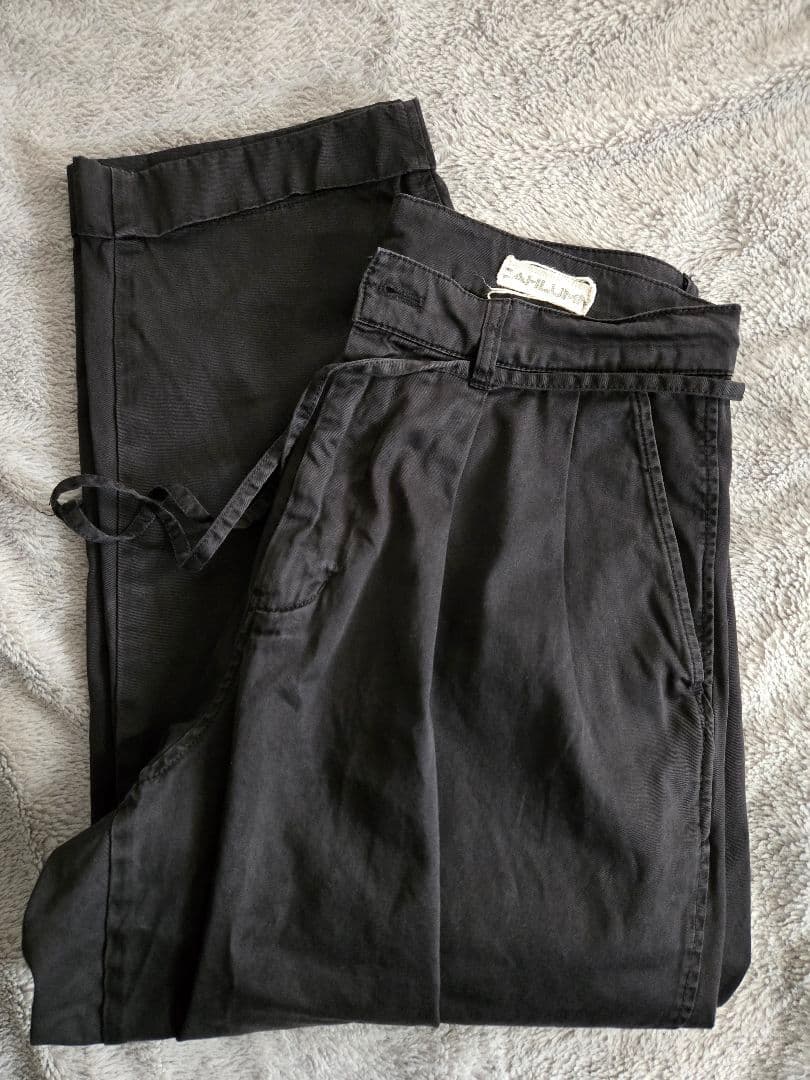 パンツ CAHLUMN Organic Cotton 2 Tuck Chino Pant