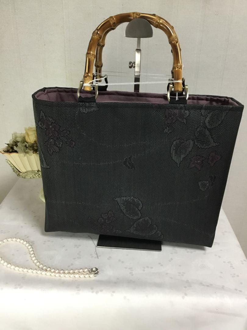 花ぷらら・・大島紬・カバン・トートバッグ・135