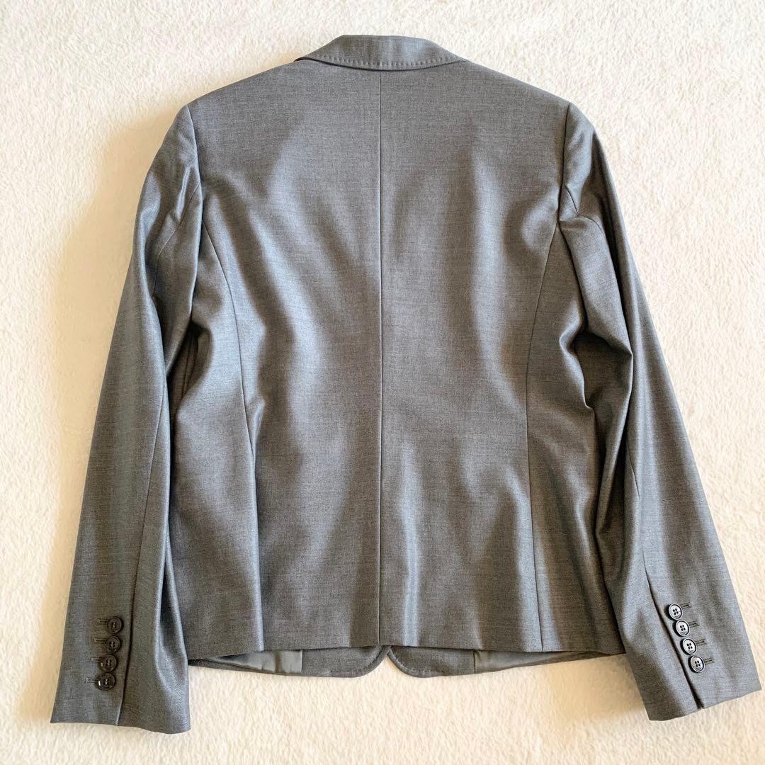 【極美品 大きいサイズ】マックスマーラ　テーラード ジャケット　白タグ　シルク