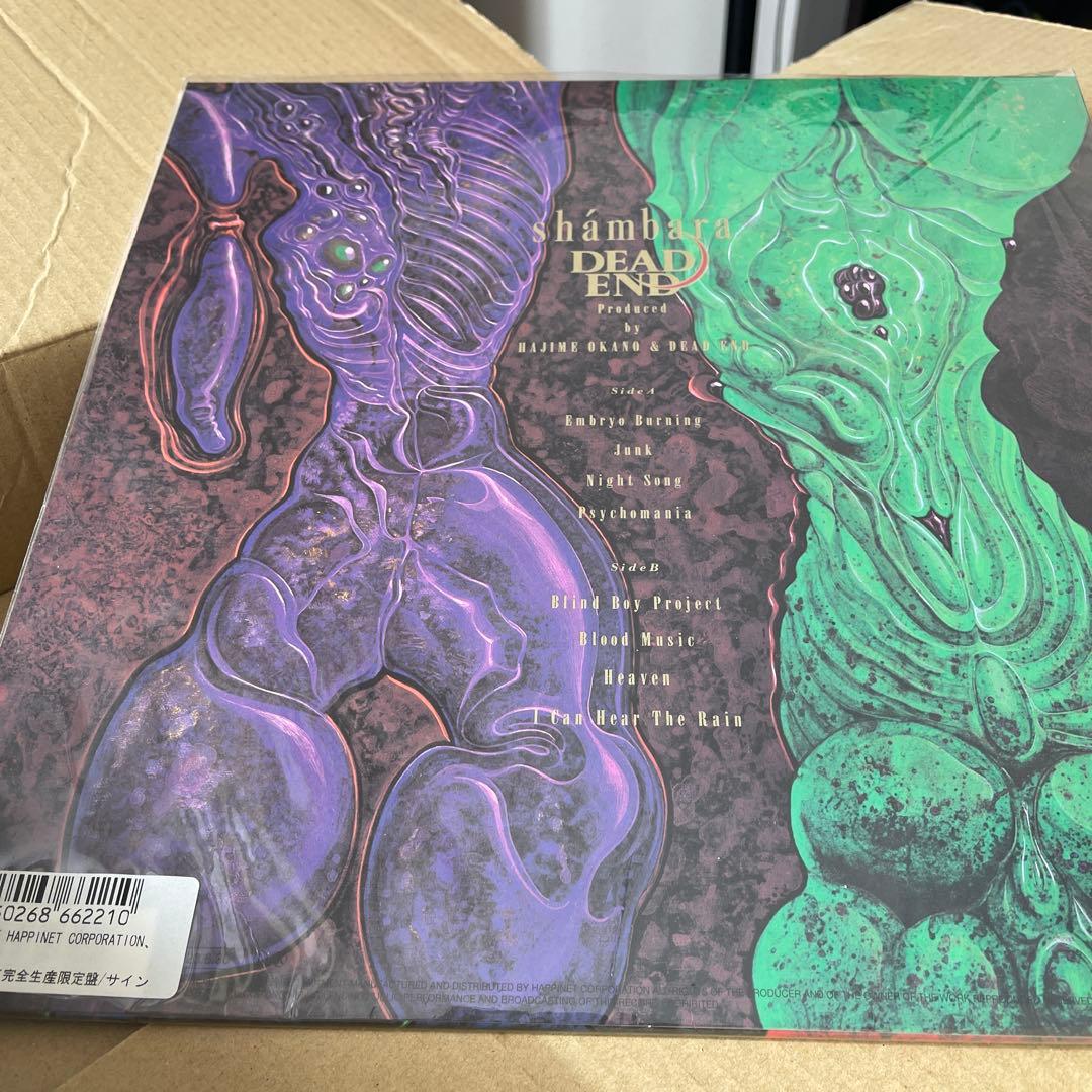 超希少！MORRIE・JOEサイン入りDEAD ENDshambaraアナログ盤