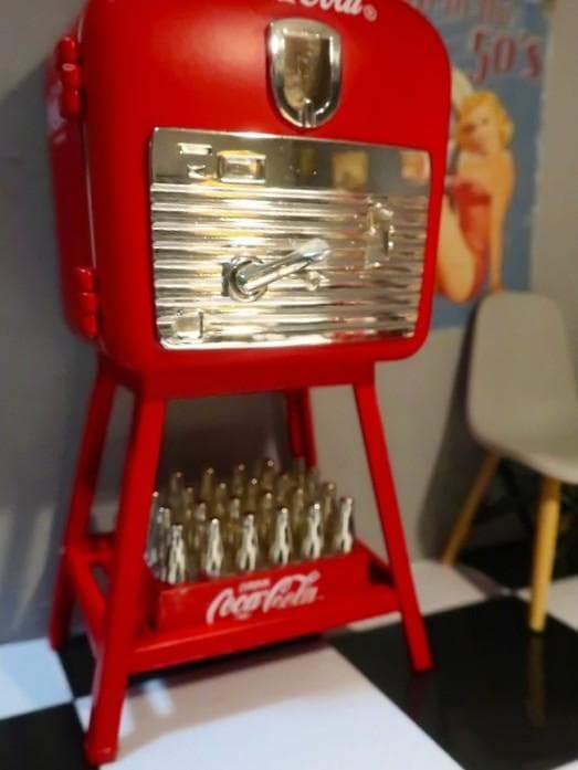 絶版★コカコーラ ビンテージ 自販機 ミニチュア 1930s メタル製