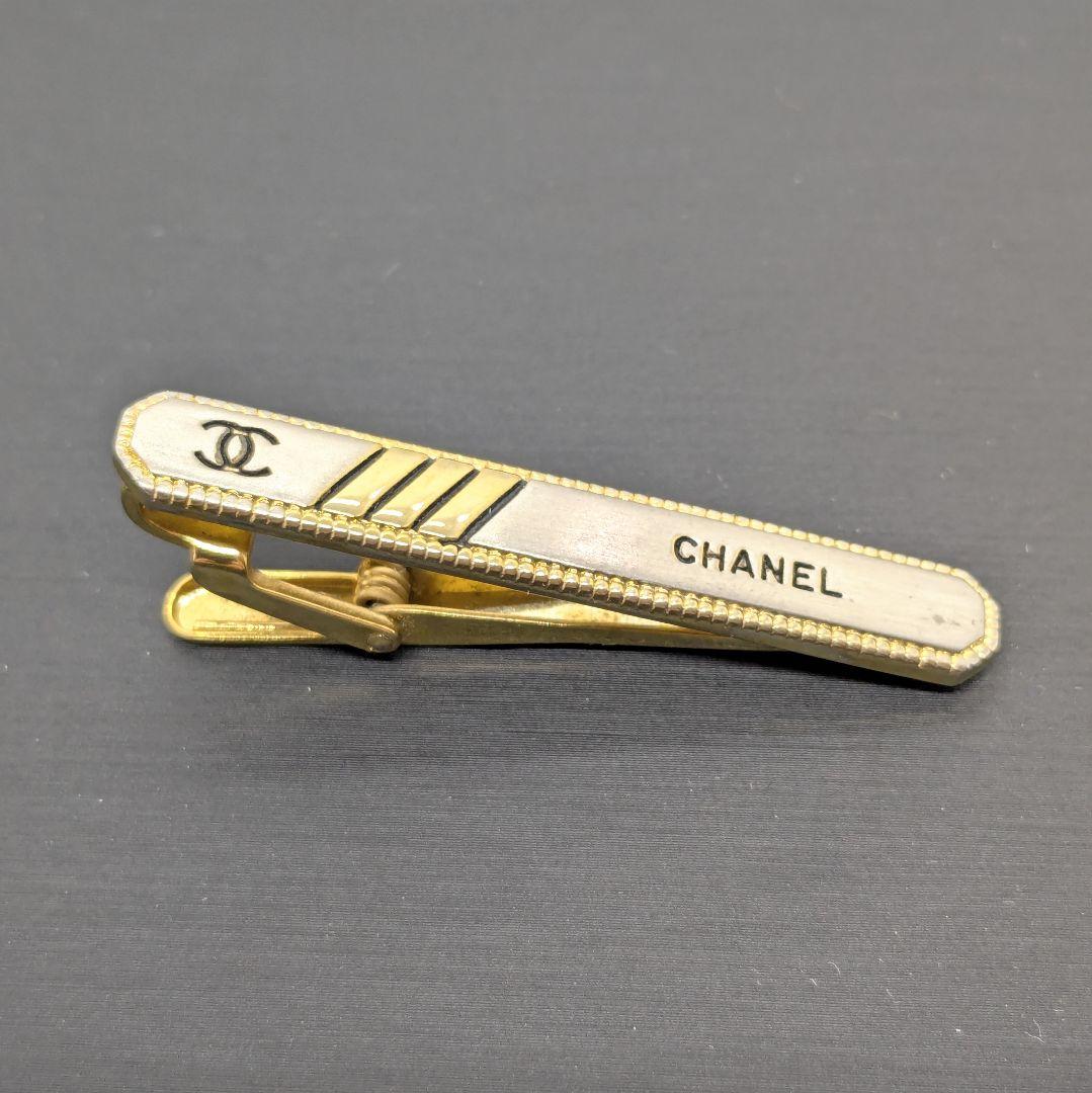 シャネル ネクタイピン クリップ ゴールド 24KGP 純金張り ココマーク