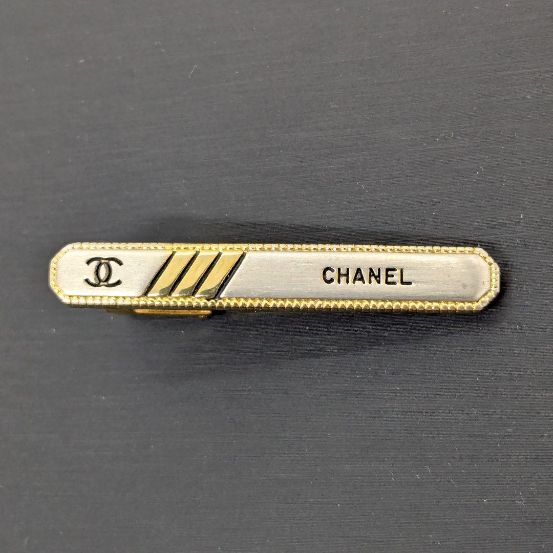 シャネル ネクタイピン クリップ ゴールド 24KGP 純金張り ココマーク