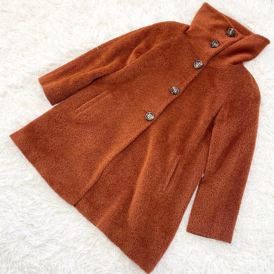 【ひろこ】マックスマーラ　ストゥディオ アルパカジャギーコート　ミドル丈