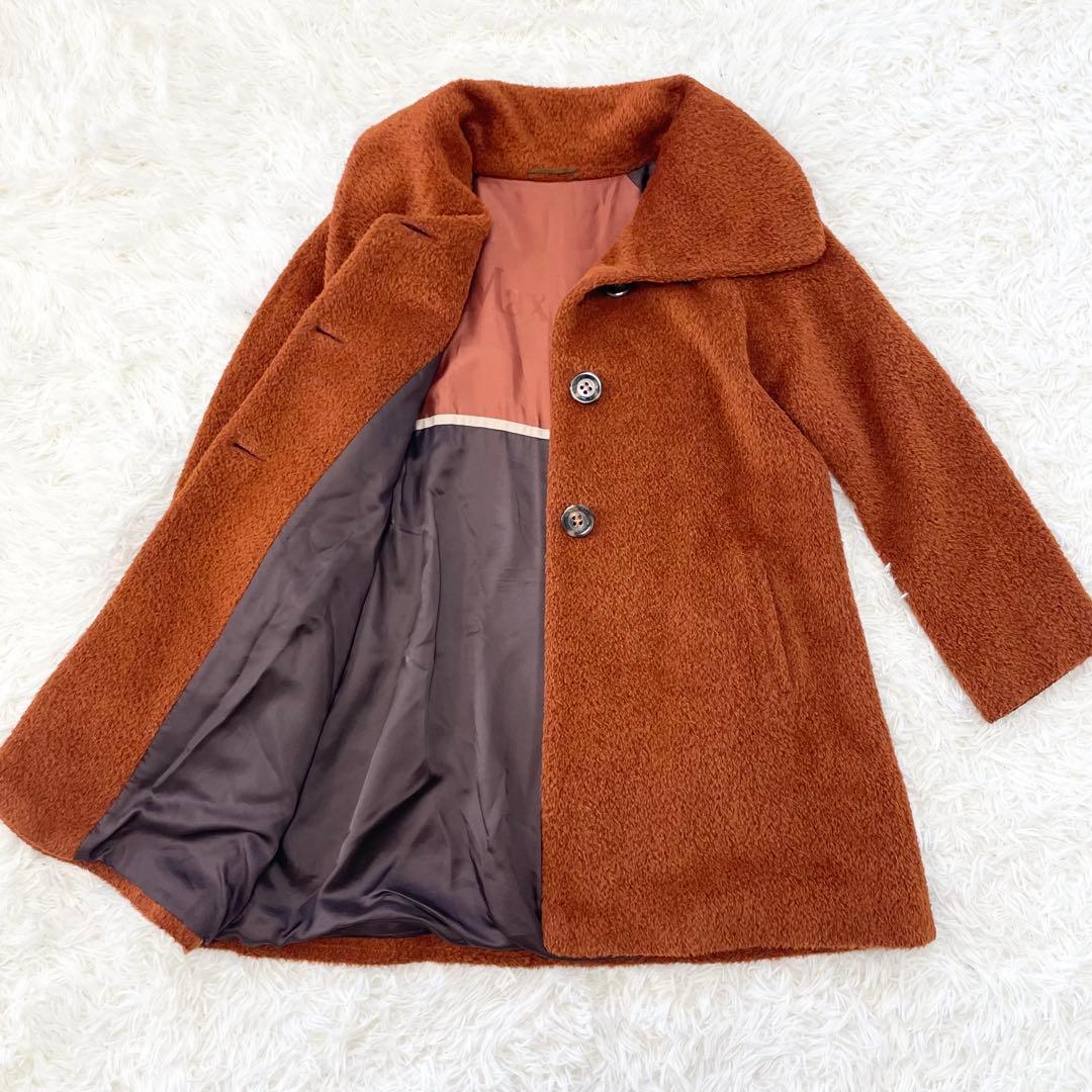 【ひろこ】マックスマーラ　ストゥディオ アルパカジャギーコート　ミドル丈