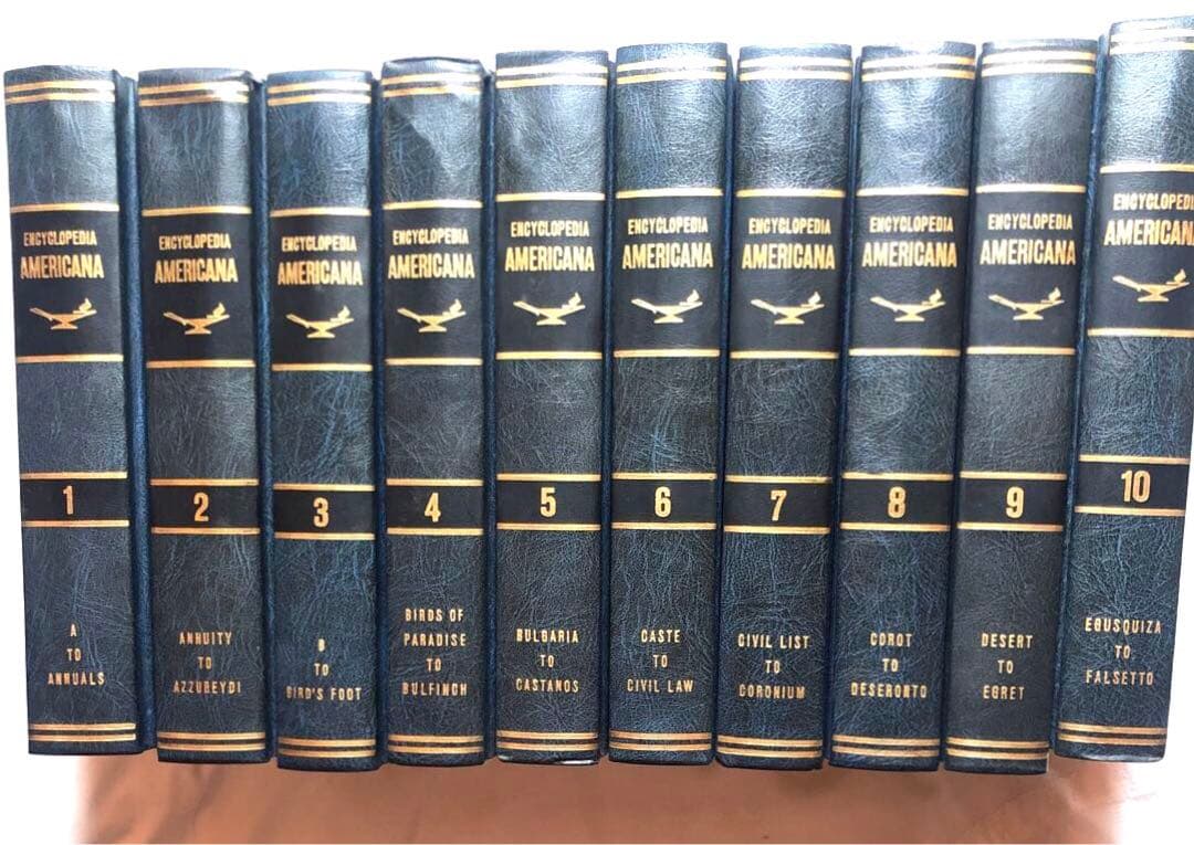 アメリカ大百科辞典エンサイクロペディアアメリカーナ　洋書