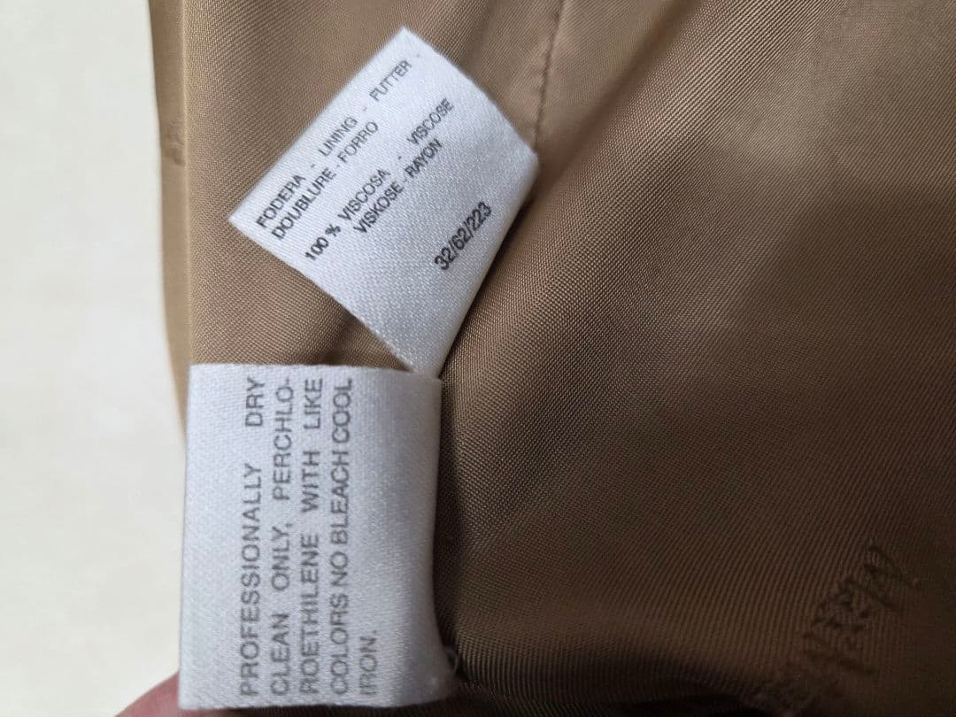 Max Mara カシミヤ混 白タグ ショートコート イタリア製 キャメル