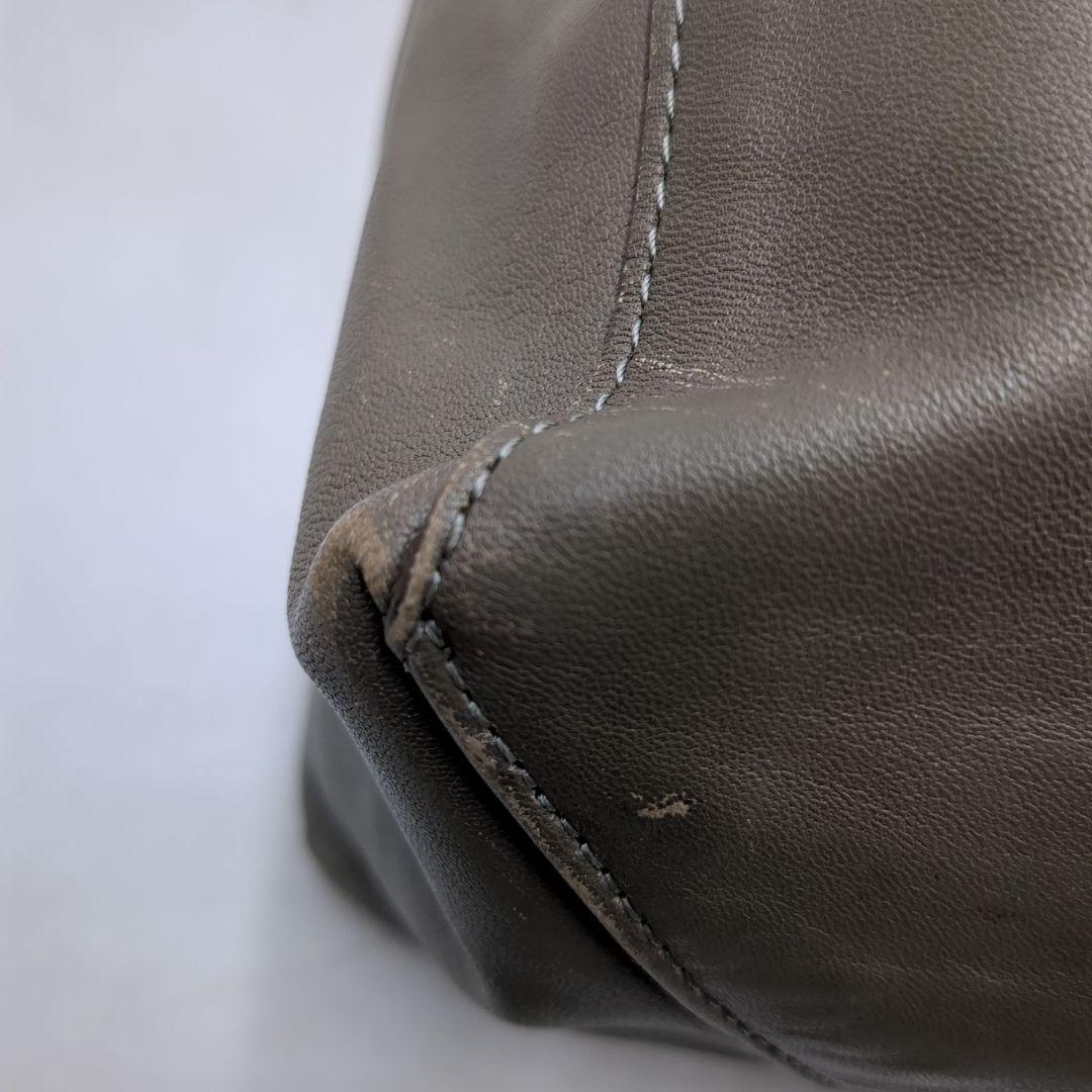 セリーヌCELINE ホリゾンタル　トート　グレー