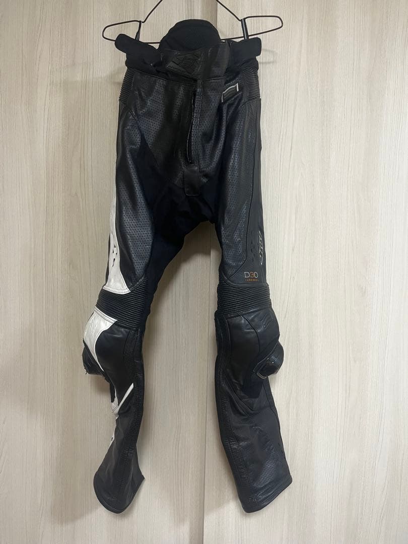 HYOD-レザーメッシュパンツ ブーツアウト-LW