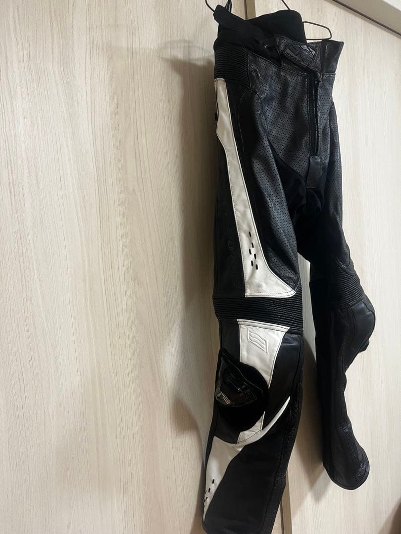 HYOD-レザーメッシュパンツ ブーツアウト-LW