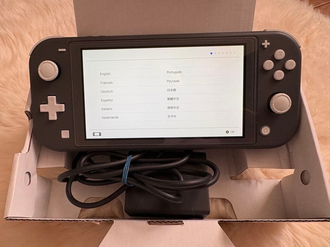 任天堂: Switch Lite グレー HDH-001 ACアダプター付