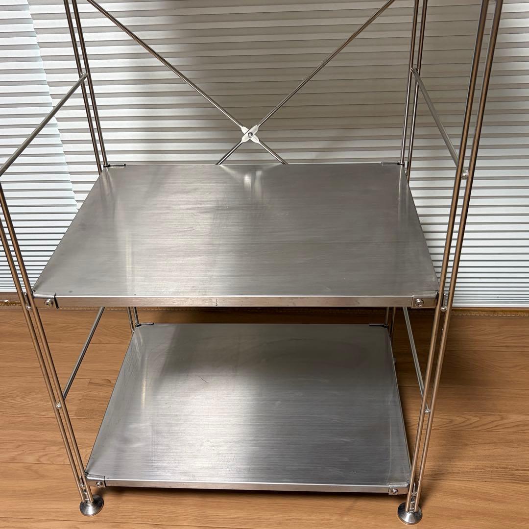 無印良品 ステンレスユニットシェルフ 大 幅58×奥行41×高175cm