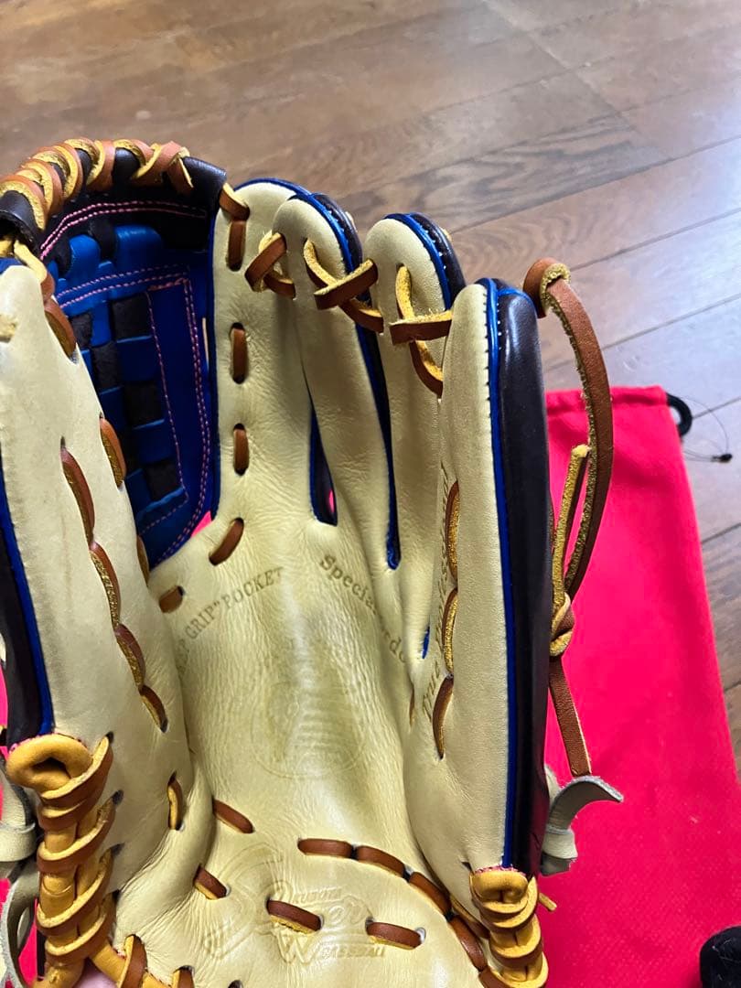 久保田スラッガー軟式野球グローブ メーカー別注　ソフトバンク周東モデル