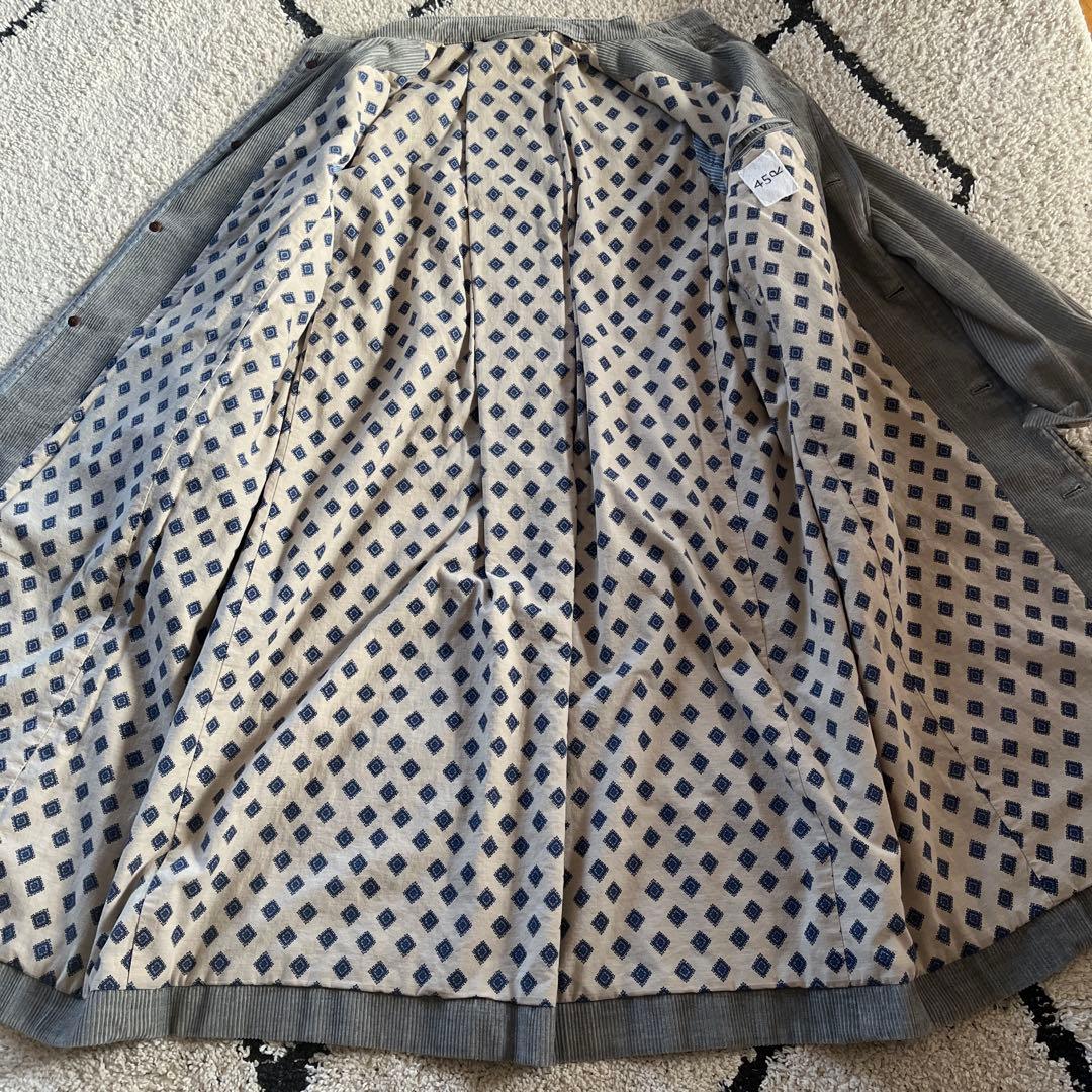 美品 45R コットンウールコーデュロイコート 定価9.9万 45rpm