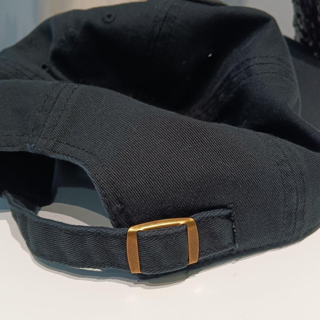 LOEWE ブラック キャンパス パッチキャップ ロゴ刺繍 2025SS