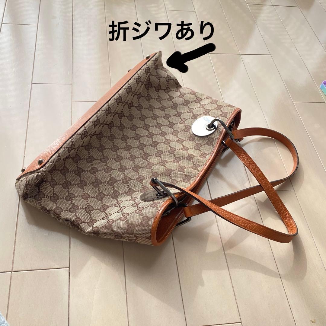 GUCCI GGキャンバストートバッグ