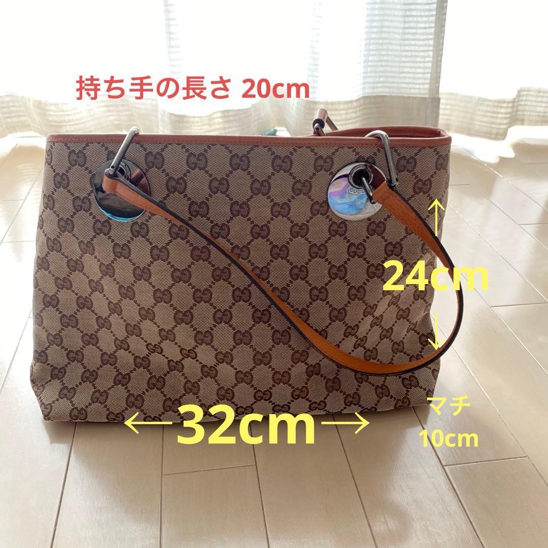 GUCCI GGキャンバストートバッグ