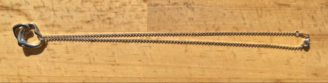 Tiffany & Co. ダブルオープンハートネックレス　美品✨