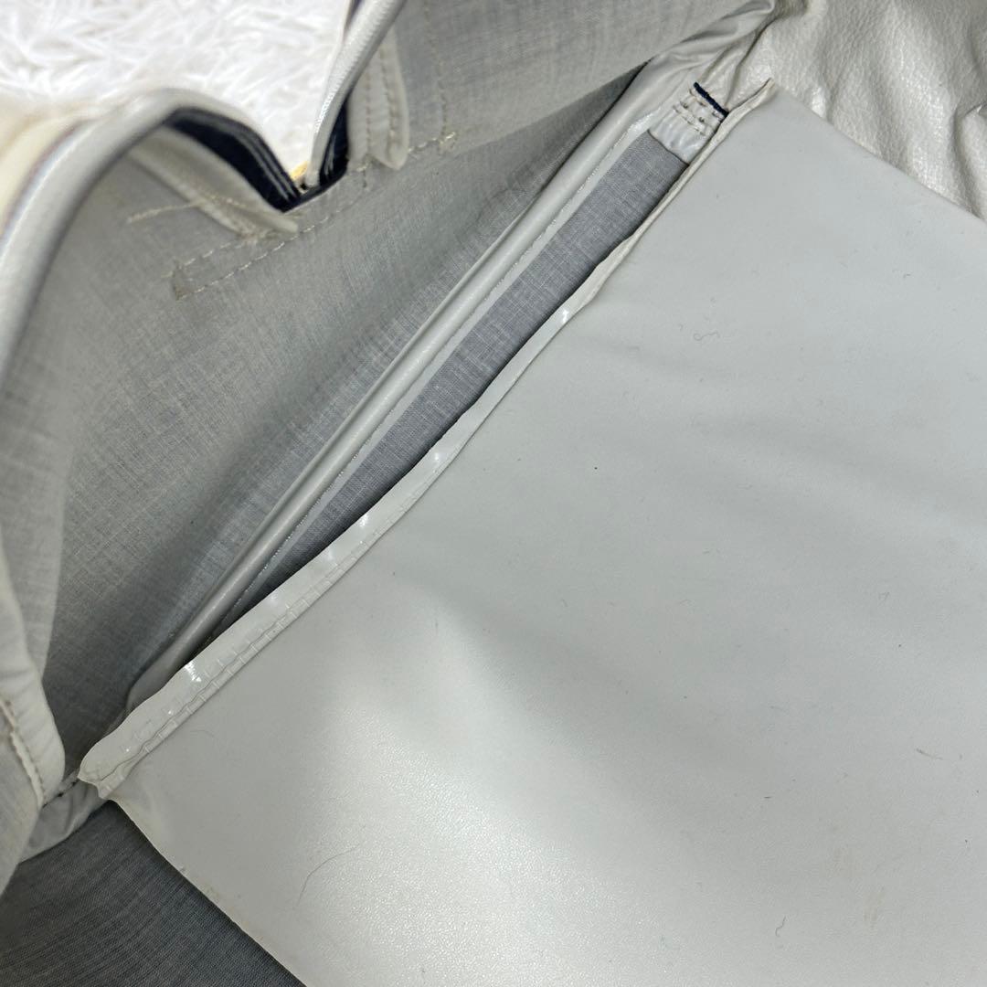 超希少 90s【old adidas】エナメル ボストンバッグ トレフォイル