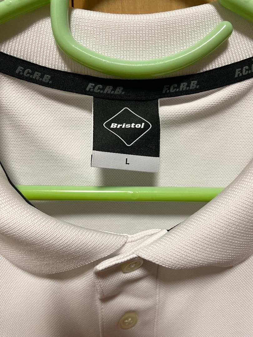 【値下げ】FCRB 22SS EMBLEM ポロシャツ Lサイズ ホワイト