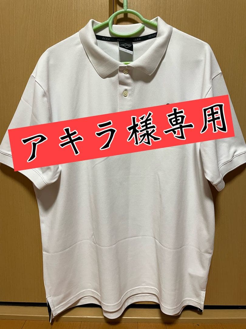 【値下げ】FCRB 22SS EMBLEM ポロシャツ Lサイズ ホワイト