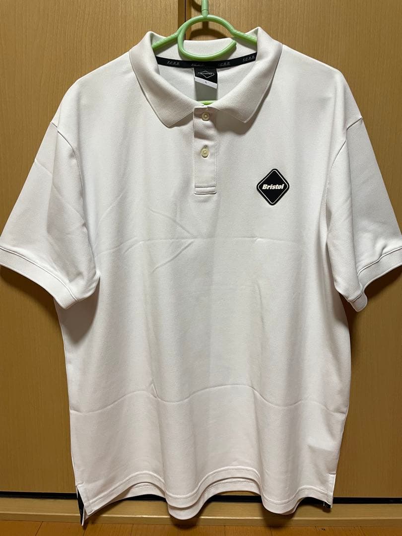 【値下げ】FCRB 22SS EMBLEM ポロシャツ Lサイズ ホワイト
