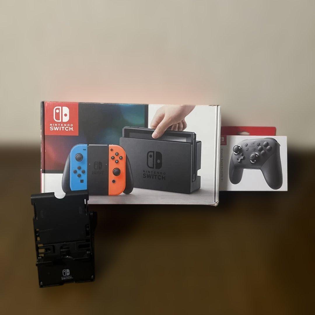 Nintendo Switch ネオンブルー/ネオンイエロー 本体とその他