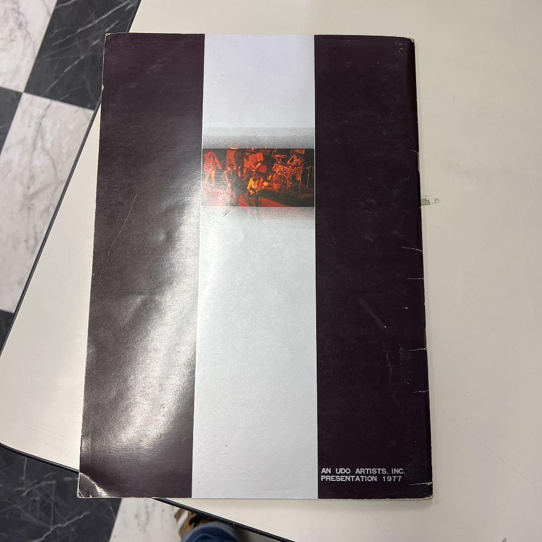 エアロスミス　1977年　パンフレット