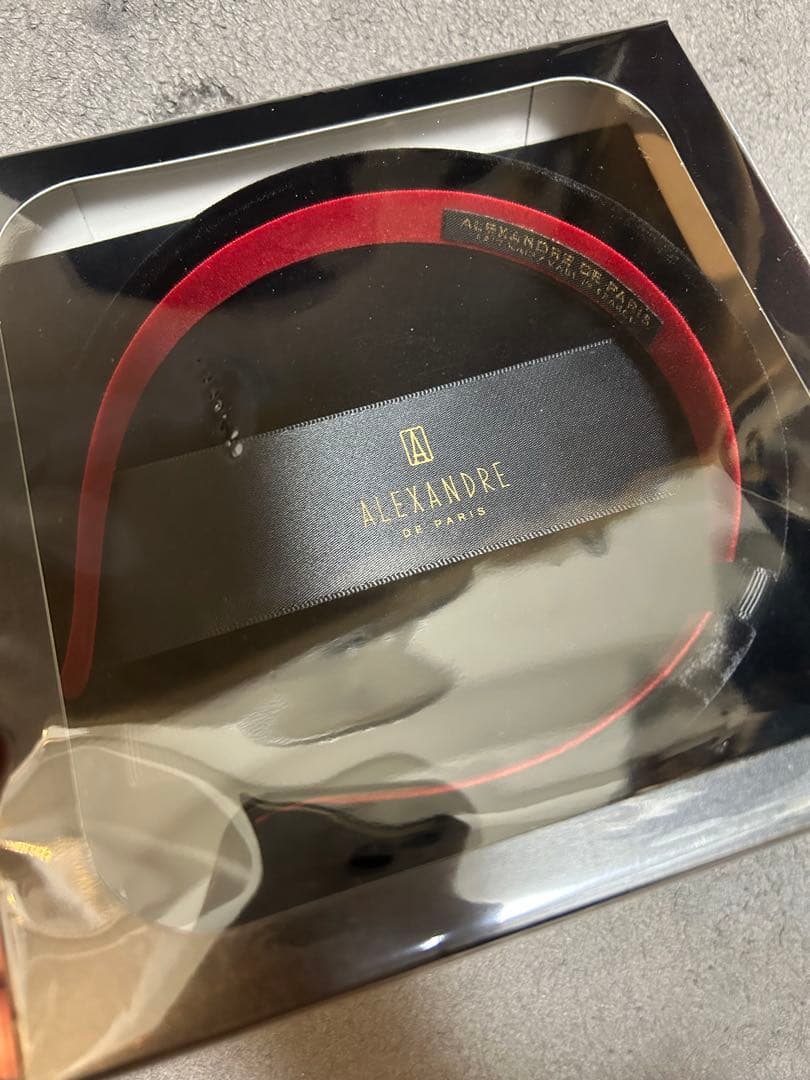 新品未使用ALEXANDRE DE PARIS カチューシャ 黒