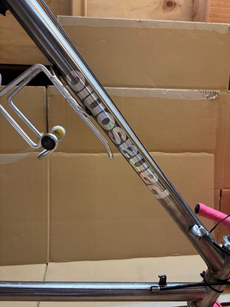 【ランランラン】Panasonicチタンフレームロードバイク