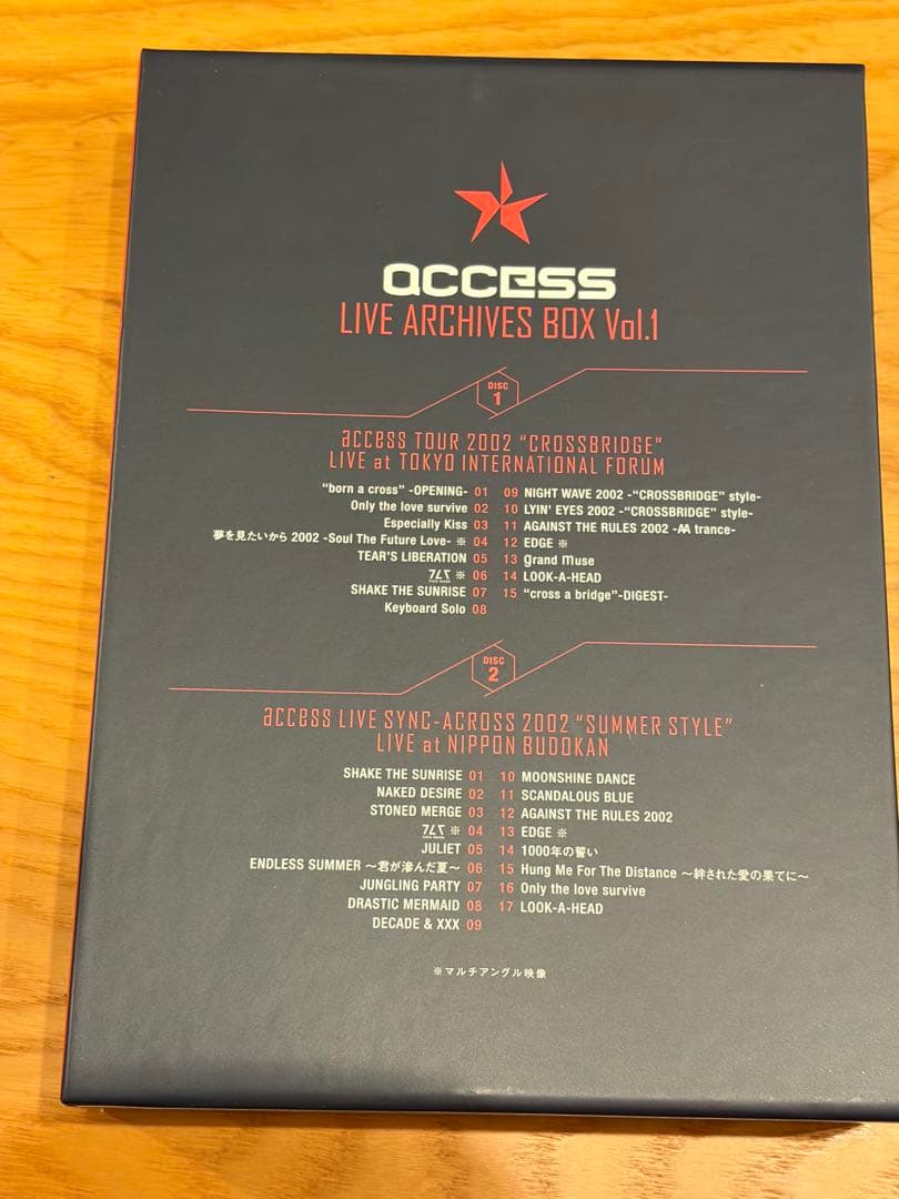 ミュージック access LIVE ARCHIVES BOX Vol.1 DVD