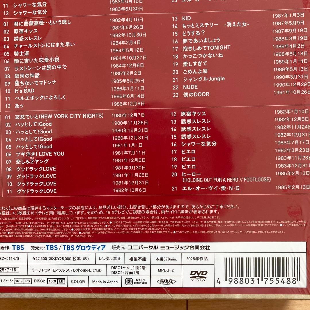 田原俊彦DVD KING OF IDOL HISTORY inTBS Vol.1