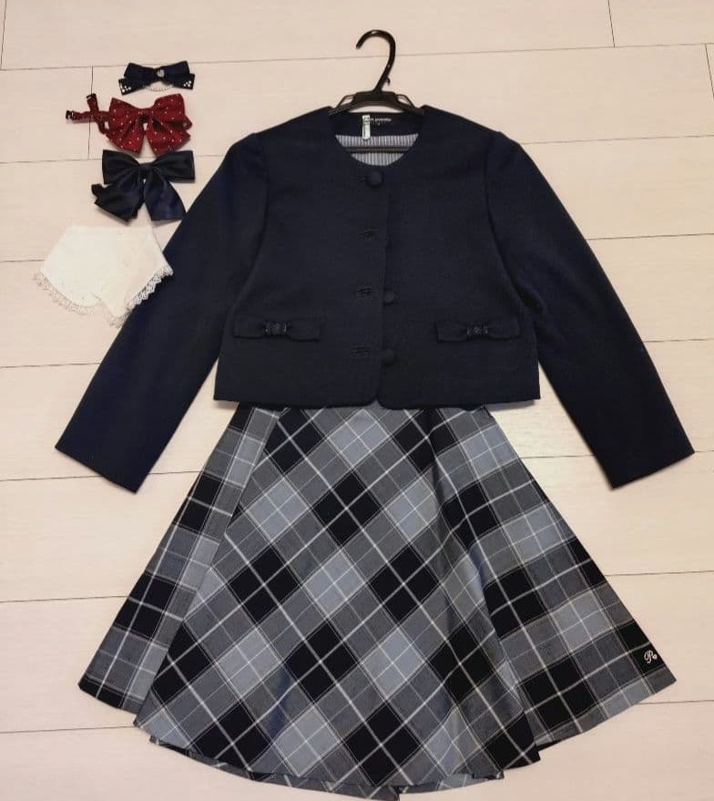 pon ponette junior　ポンポネット　 卒服　セットアップ　150