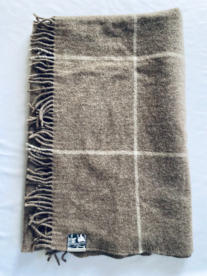 新品同様◆ウール ブランケット シルケボープレード ダナーヤ ひざ掛け