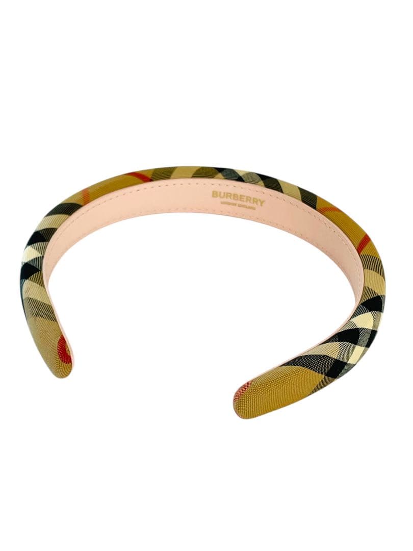 美品☆BURBERRY LONDON ENGLAND　カチューシャ　ノバチェック