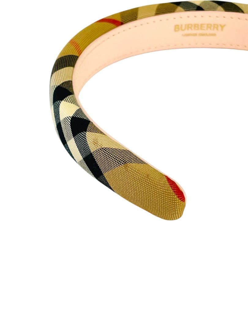 美品☆BURBERRY LONDON ENGLAND　カチューシャ　ノバチェック