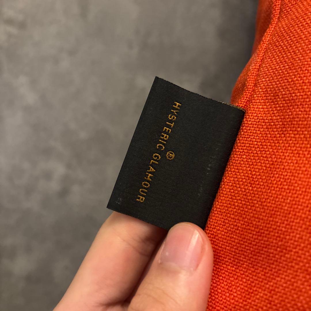 ヒステリックグラマー クッション オレンジ 希少 美品