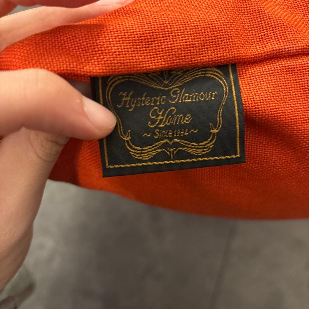 ヒステリックグラマー クッション オレンジ 希少 美品